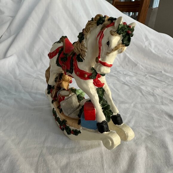 Holiday Rocking Horse Decoration - Picture 2 of 5
